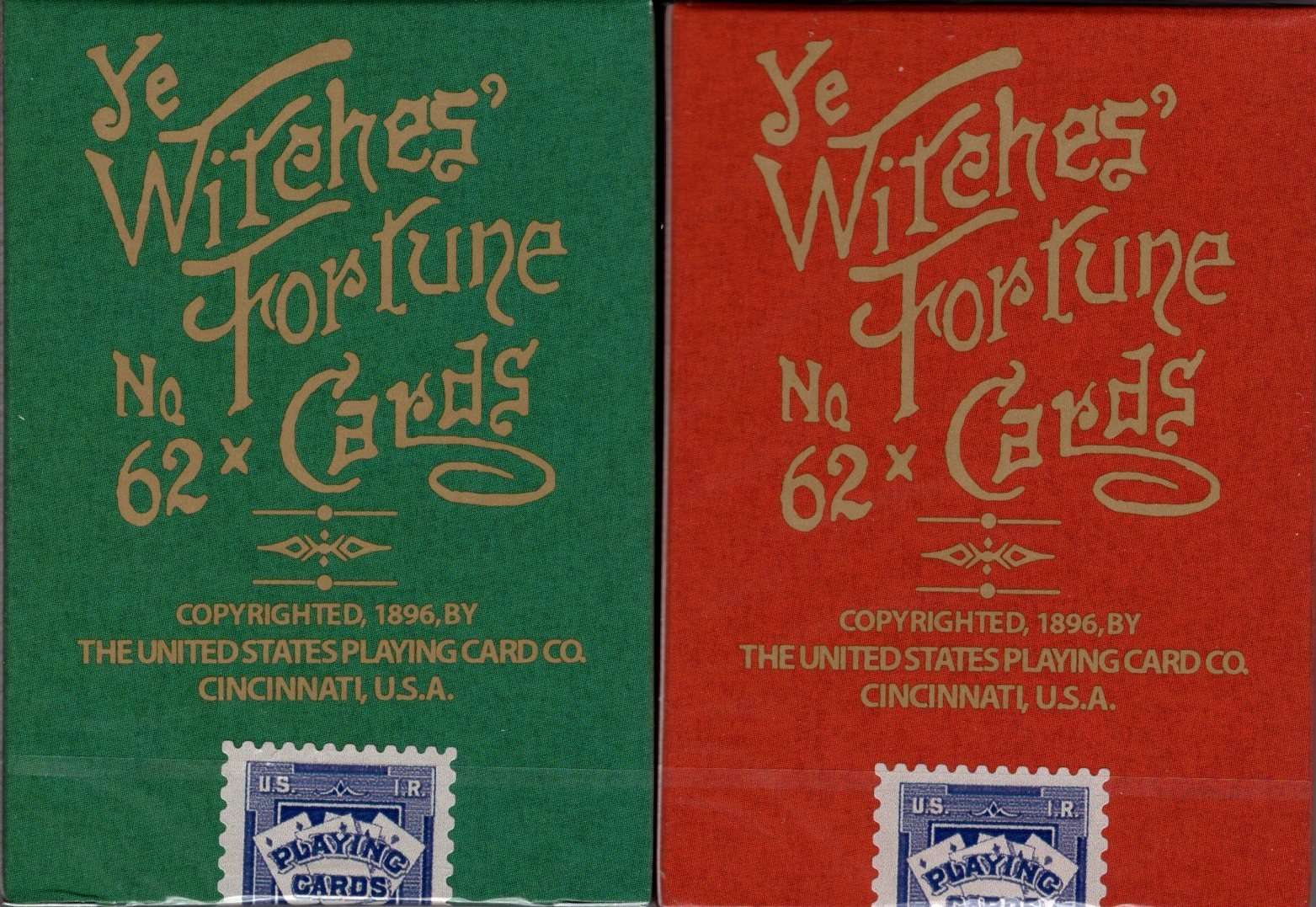 Ye Witchesâ Gilded Fortune Cards USPCC