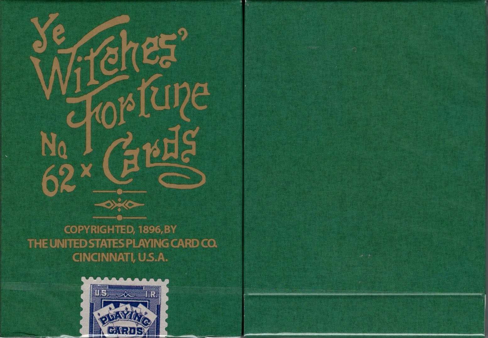 Ye Witchesâ Gilded Fortune Cards USPCC