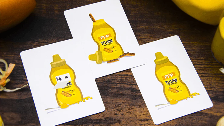 Yellow Mustard Playing Cards USPCC