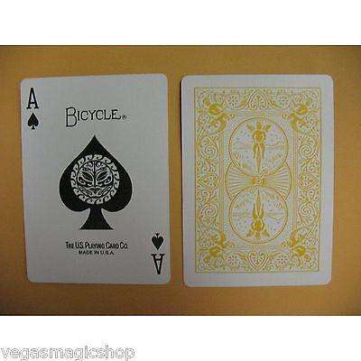 Yellow Trace Bicycle Playing Cards