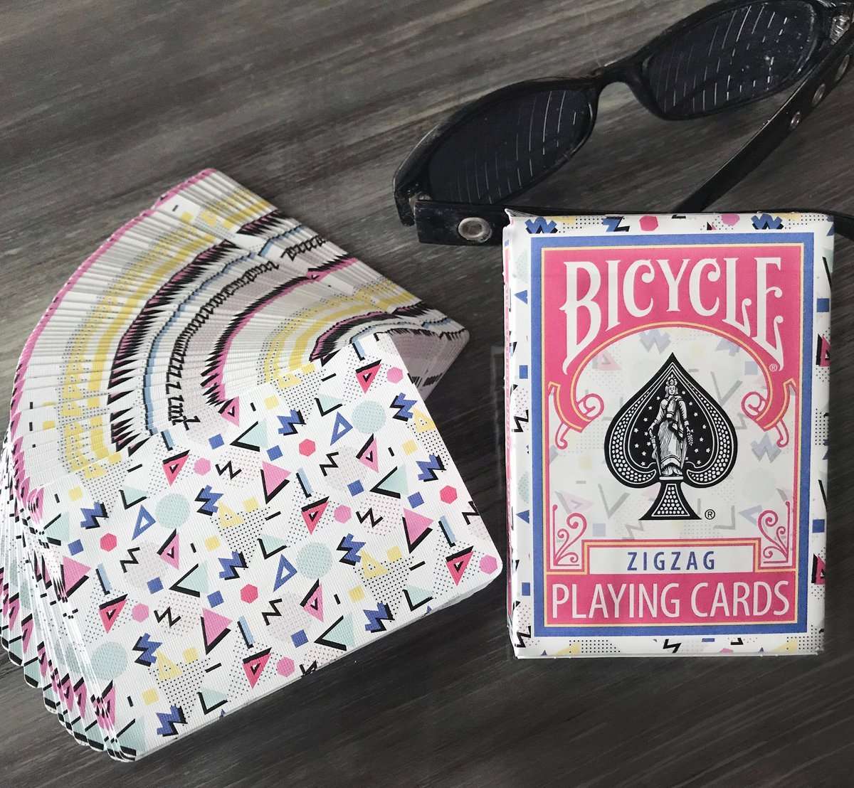 ZigZag Bicycle Playing Cards