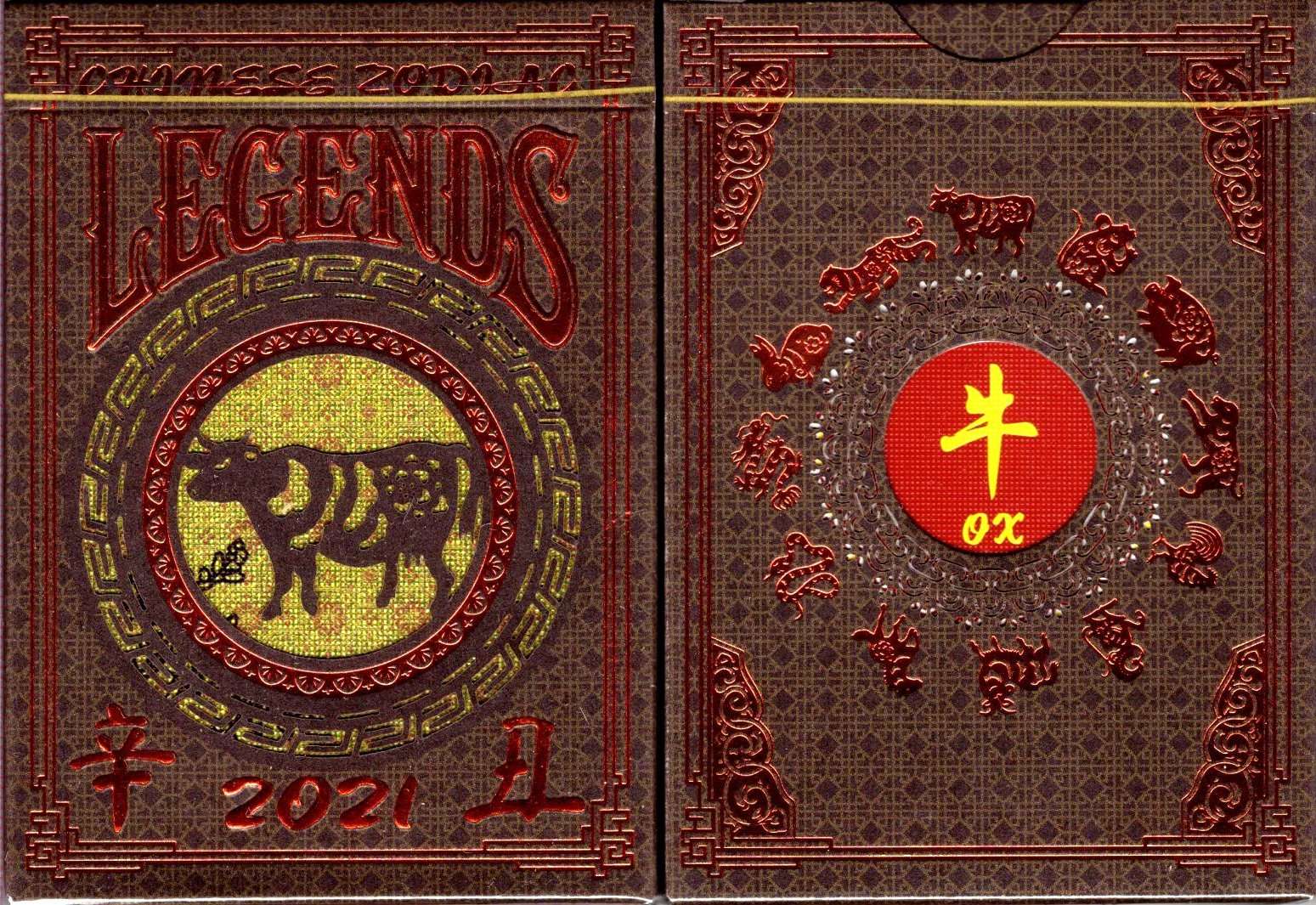 Zodiac 2021 Year of the OX Playing Cards LPCC