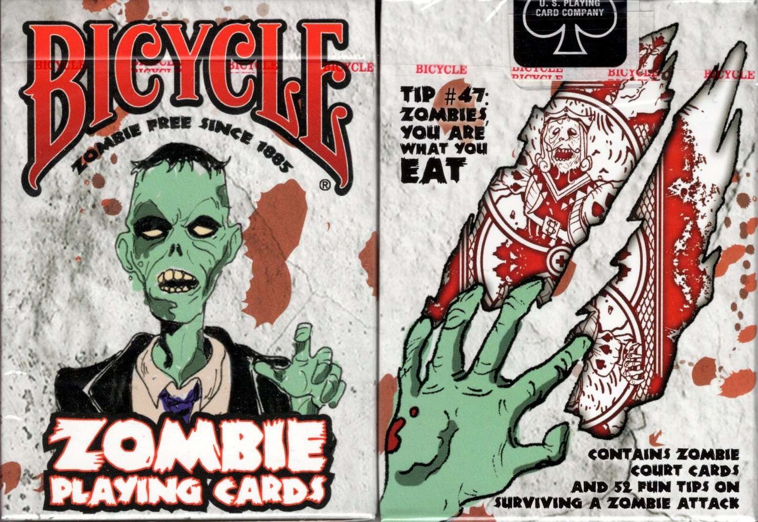 Zombie Bicycle Playing Cards
