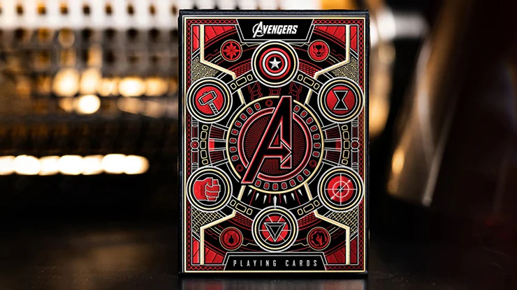 Avengers Playing Cards Soul Stone Red Edition by Theory11