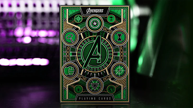 Avengers Playing Cards Time Stone Green Edition by Theory11