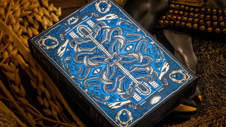 Babylon Cerulean Blue Playing Cards TPCC