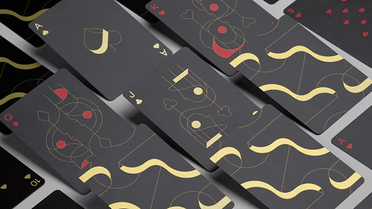 Balance Black Playing Cards USPCC