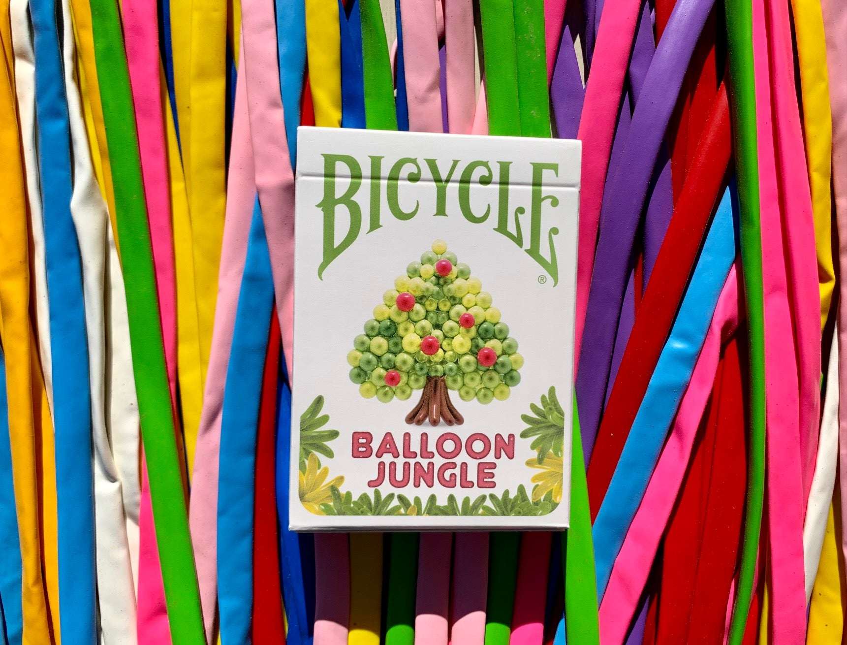 Balloon Jungle Stripper Bicycle Playing Cards
