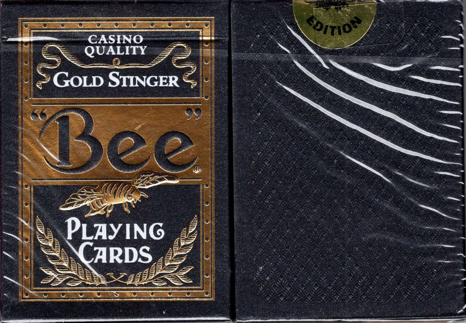 Bee Gold Stinger Playing Cards