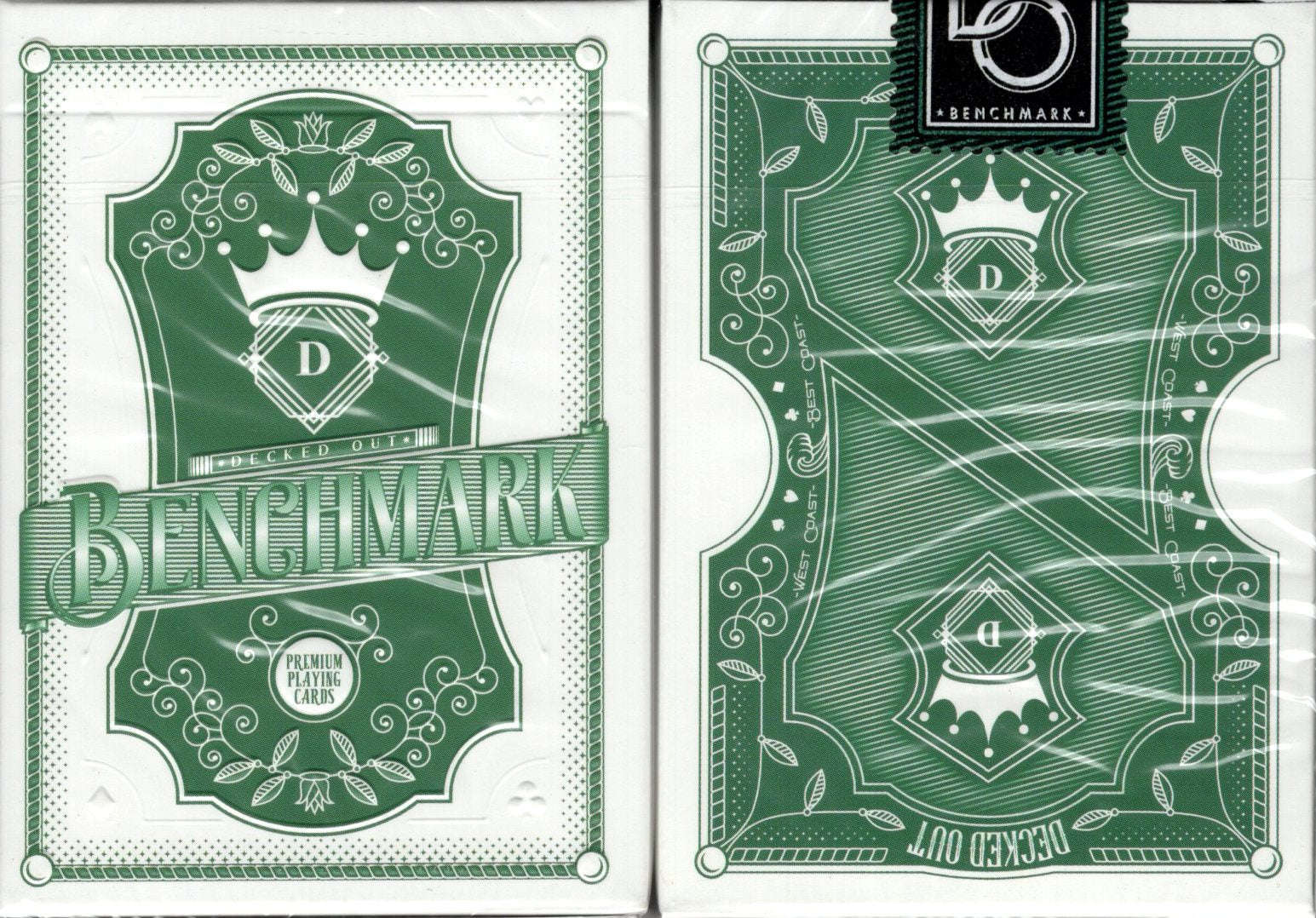 Benchmark Teal Playing Cards USPCC