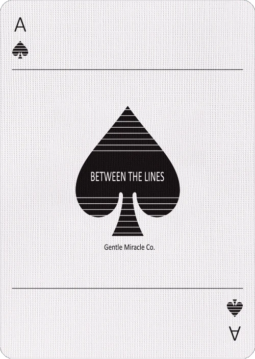 Between the Lines Playing Cards USPCC