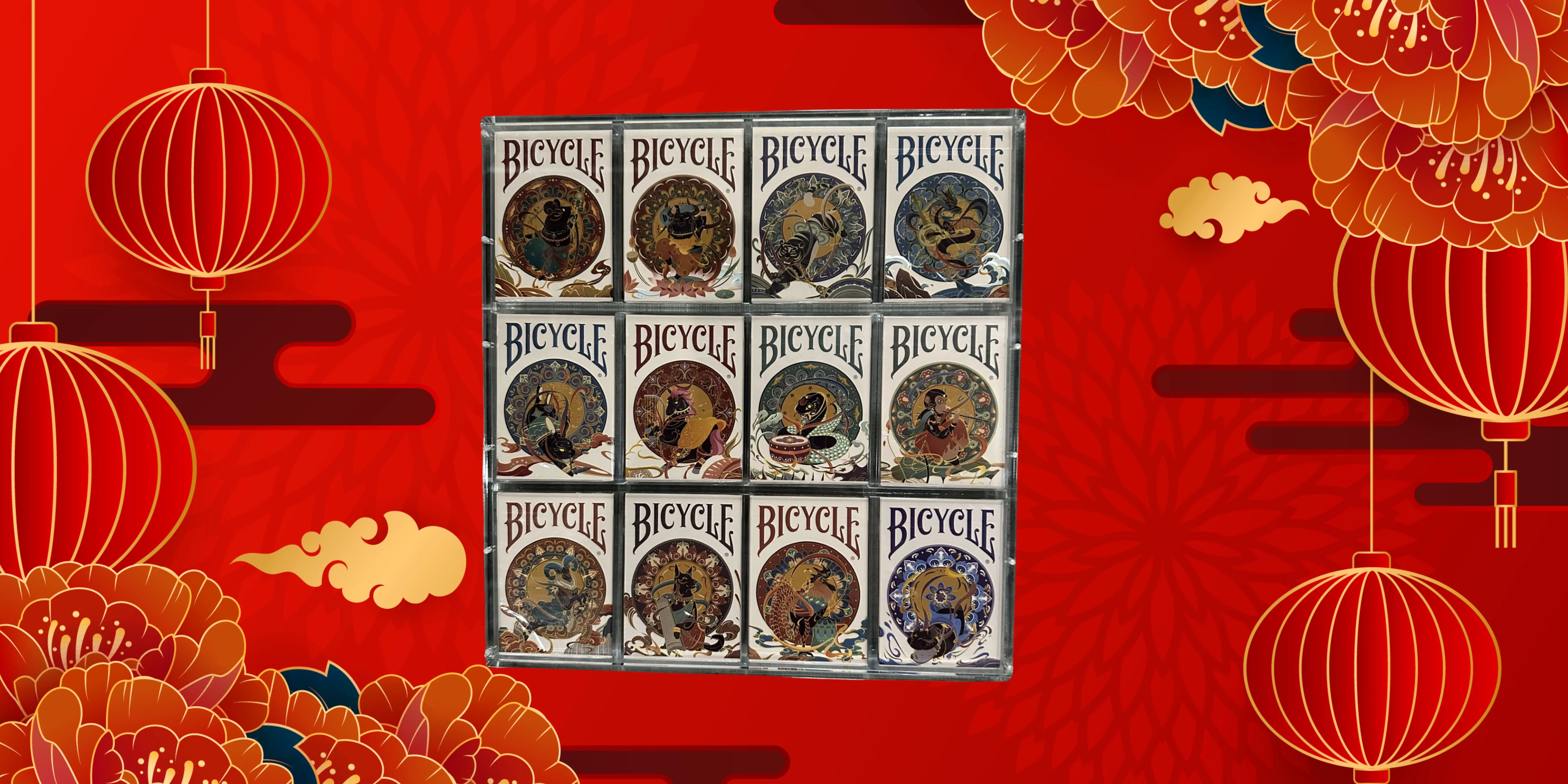 Bicycle Chinese Zodiac Playing Cards â Inspired by the Caves of the Thousand Buddhas
