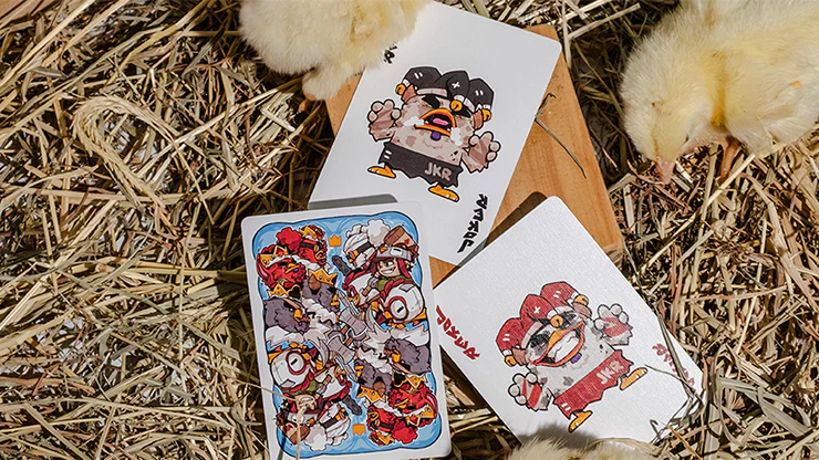 BICYCLE CHKNS & CROWNS PLAYING CARDS